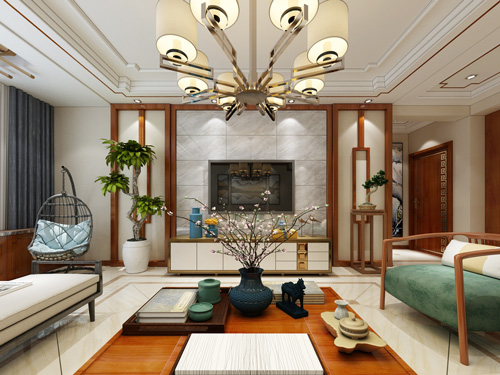 濱河壹號140平米新中式裝修效果圖 濱河壹號140平米新中式裝修效果圖