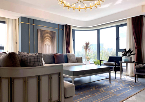 實景拍攝丨 天山熙湖155㎡ 現代輕奢裝修實景圖