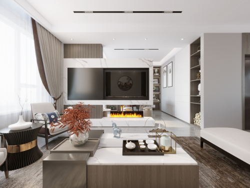 公園華府138平米現(xiàn)代中式裝修效果圖 公園華府138平米現(xiàn)代中式裝修效果圖