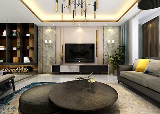 興慶府大院145平米現代簡約風格效果圖