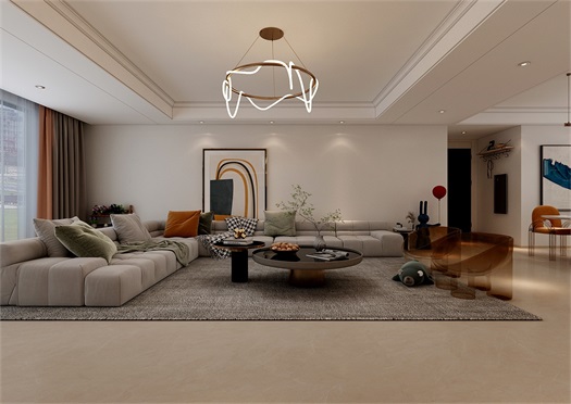 楓丹壹號133平米現(xiàn)代風效果圖 楓丹壹號133平米現(xiàn)代風效果圖