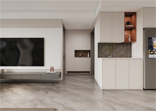 金地自在城129㎡現代風裝修效果圖 金地自在城129㎡現代風裝修效果圖