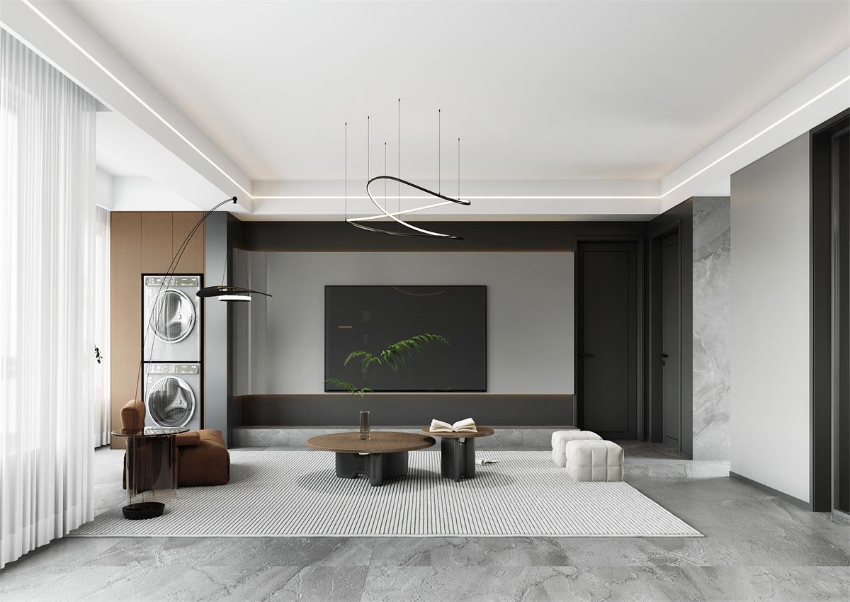 國府壹號| 驚艷！147㎡黑色簡約家，又A又颯高級感直接拉滿