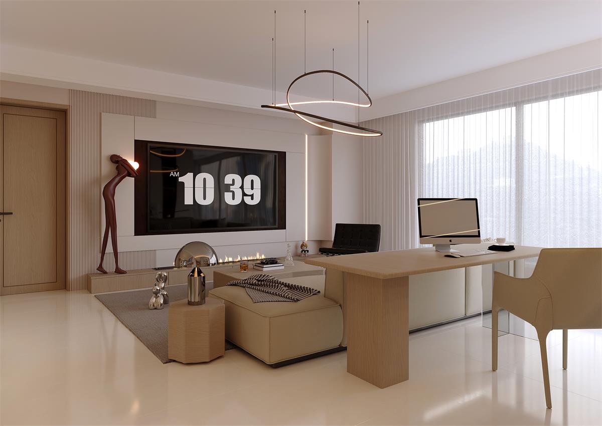 民生北府143㎡ | 奶白+原木打造的極簡主義家，不是豪宅但很好宅~