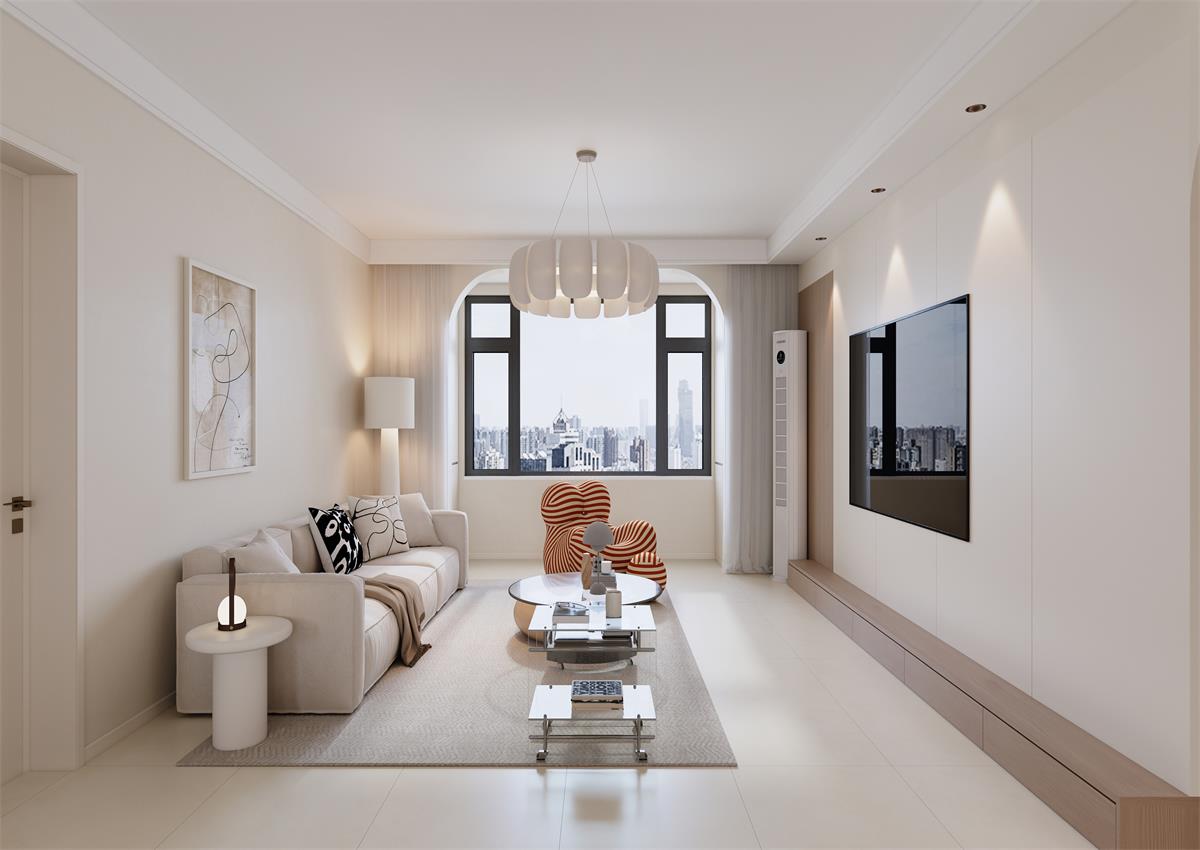 悅海·天潤(rùn)府153㎡ | 自帶溫柔濾鏡！奶油風(fēng)的家簡(jiǎn)直是「松弛感」頂流！